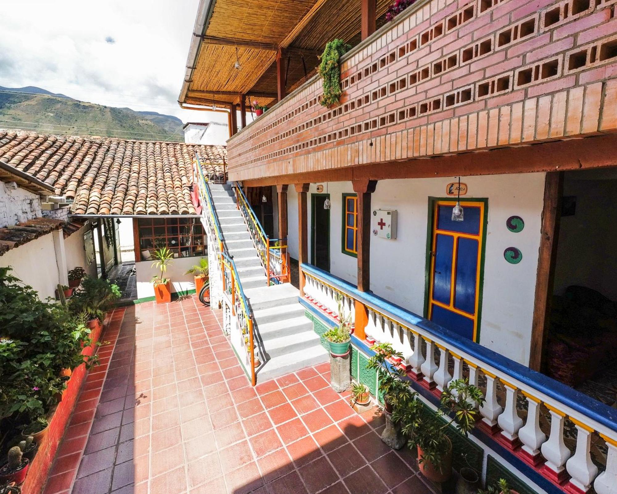 Hostal El Caminante El Cocuy Bagian luar foto