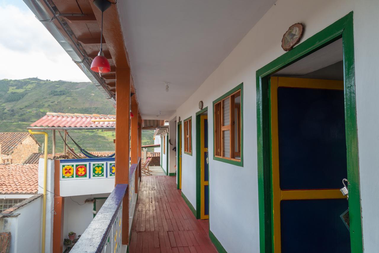 Hostal El Caminante El Cocuy Bagian luar foto